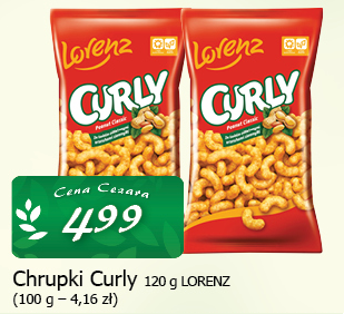 Chrupki Curly 120 g Lorenz